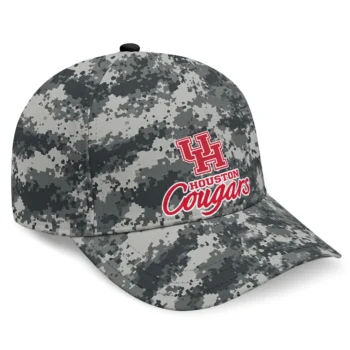 Houston Cougars Cap - Customized Digital Camo Gray