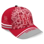 houston-cougars-cap-customized-tropical-floral-red-best-selling.webp