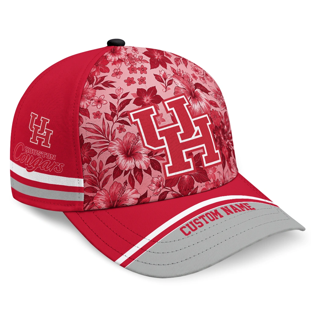 houston-cougars-cap-customized-tropical-floral-red-best-selling.webp houston cougars cap customized tropical floral red best selling