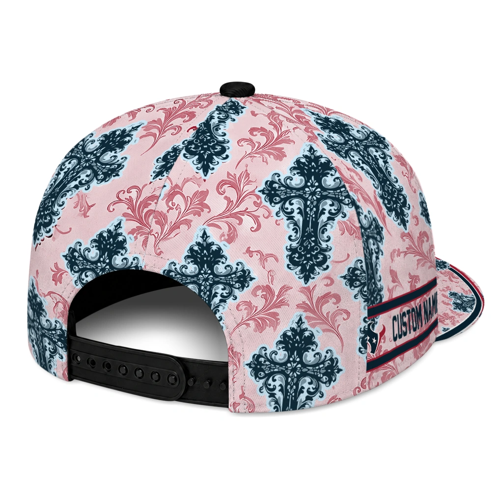 houston-texans-cap-customized-damask-pattern-blue-white-fashion-forward.webp