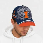illinois-fighting-illini-cap-custom-tropical-floral-blue-best-selling.webp