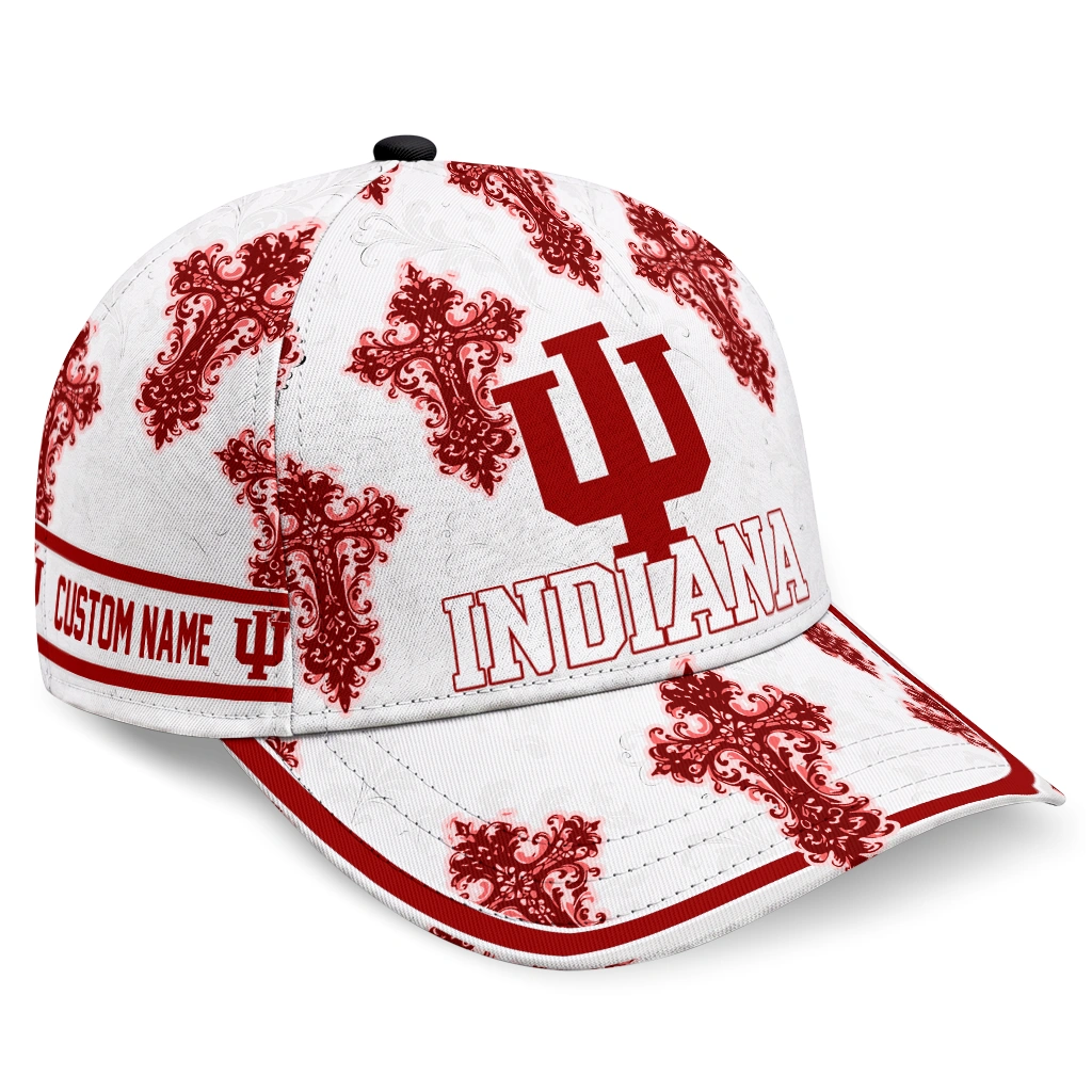 indiana-hoosiers-cap-personalized-damask-pattern-red-white-best-selling.webp indiana hoosiers cap personalized damask pattern red white best selling