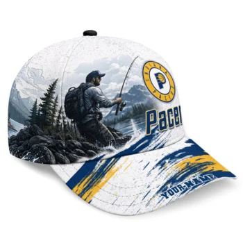 Indiana Pacers Cap - Custom Photo Realistic Blue White