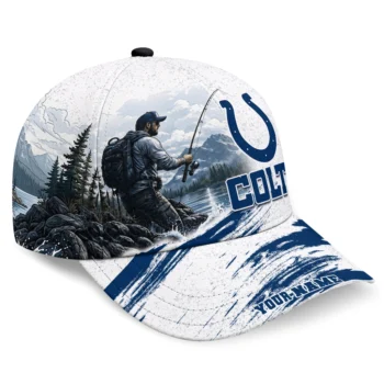 Indianapolis Colts Cap - Custom Photo Realistic Blue White