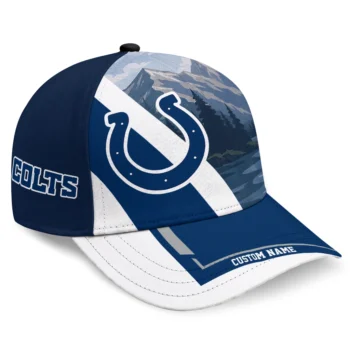 Indianapolis Colts Cap - Customized Diagonal Slash Blue