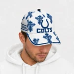 indianapolis-colts-cap-personalized-damask-pattern-blue-white-best-selling.webp
