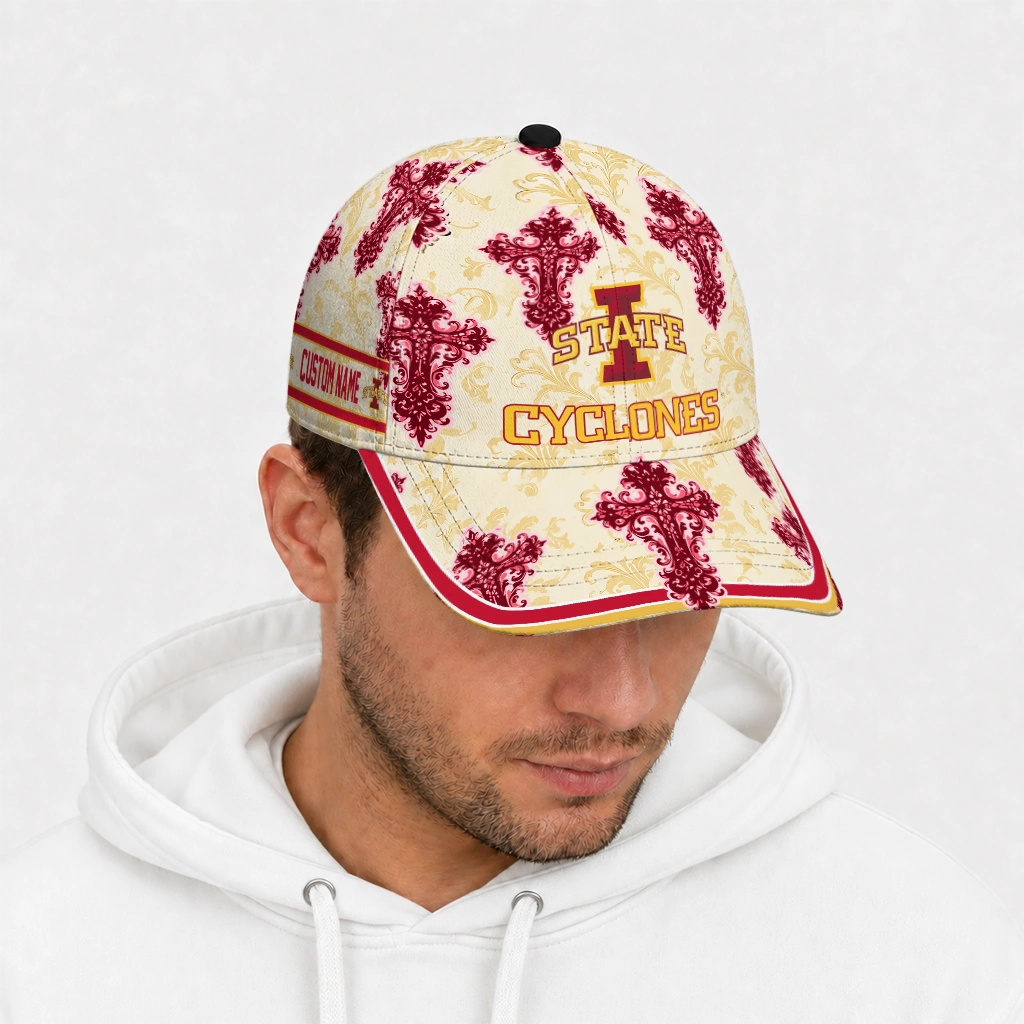iowa-state-cyclones-cap-custom-damask-pattern-red-white-new-arrival.webp