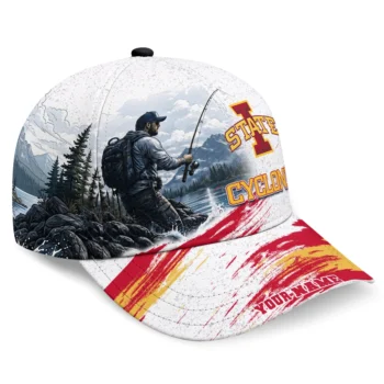 Iowa State Cyclones Cap - Custom Photo Realistic Red White
