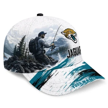Jacksonville Jaguars Cap - Customized Photo Realistic Teal White