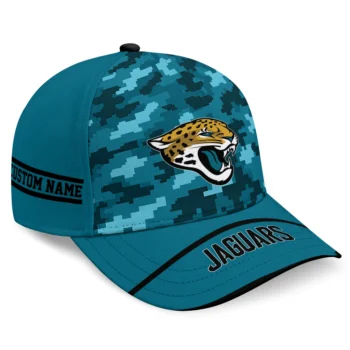 Jacksonville Jaguars Cap - Customized Pixel Camo Teal
