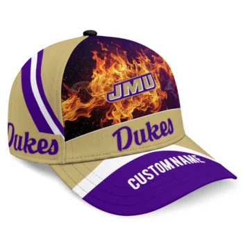James Madison Dukes Cap - Customized Blazing Fire Purple