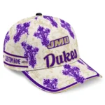 james-madison-dukes-cap-customized-damask-pattern-purple-white-best-selling.webp
