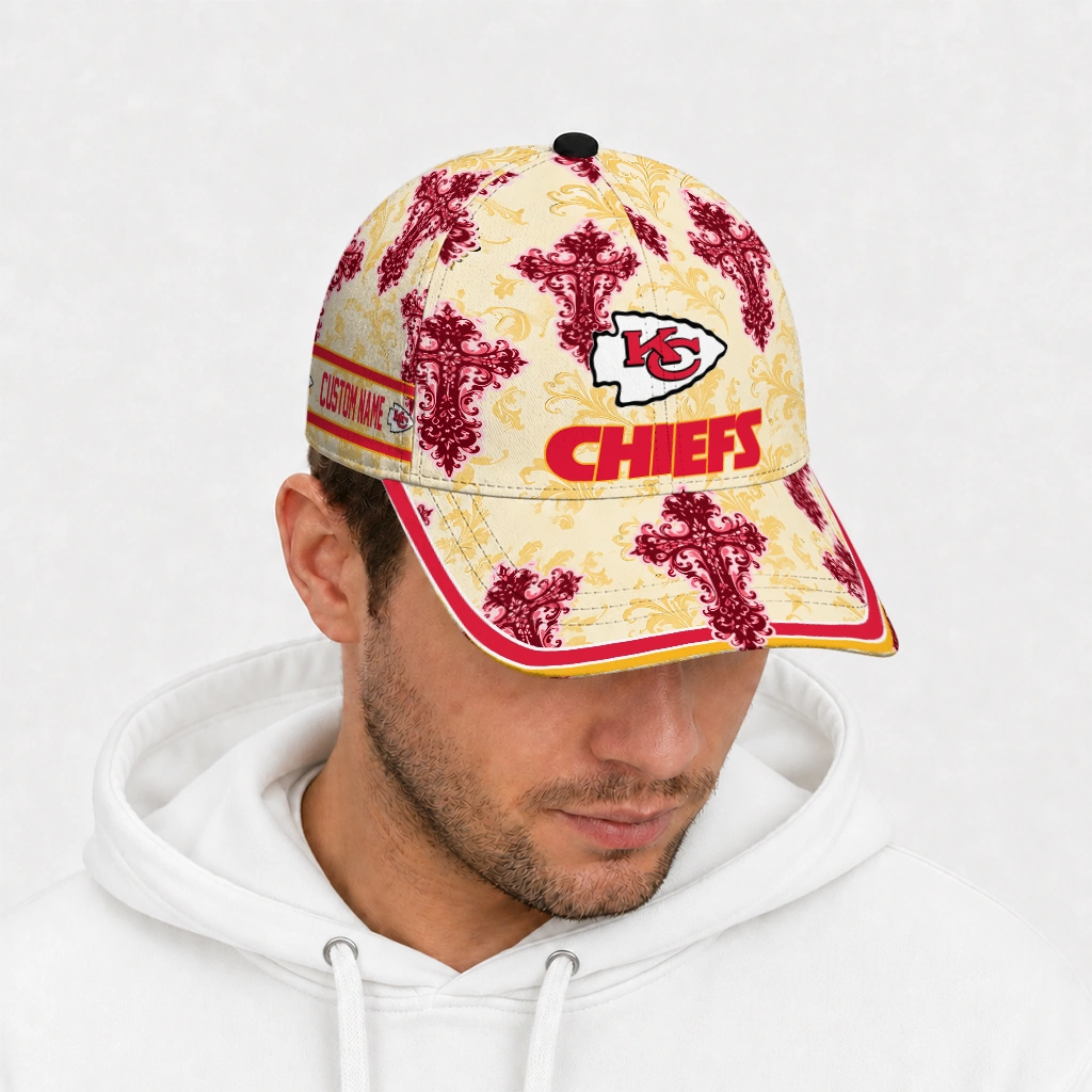 kansas-city-chiefs-cap-customized-damask-pattern-red-white-new-arrival.webp