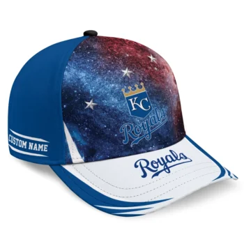 Kansas City Royals Cap - Customized Galaxy Nebula Royal Blue
