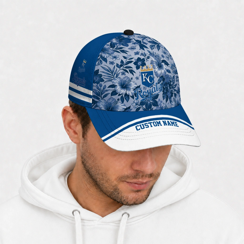kansas-city-royals-cap-personalized-tropical-floral-royal-blue-new-arrival.webp