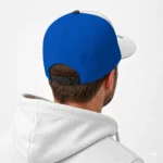 kansas-jayhawks-cap-personalized-flat-illustration-blue-white-best-selling.webp