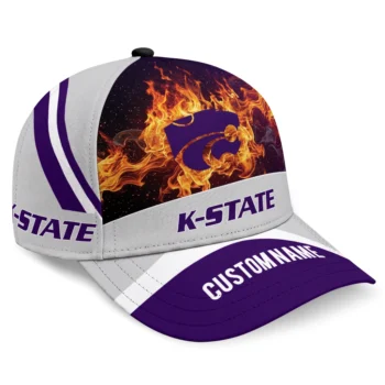 Kansas State Wildcats Cap - Customized Blazing Fire Purple