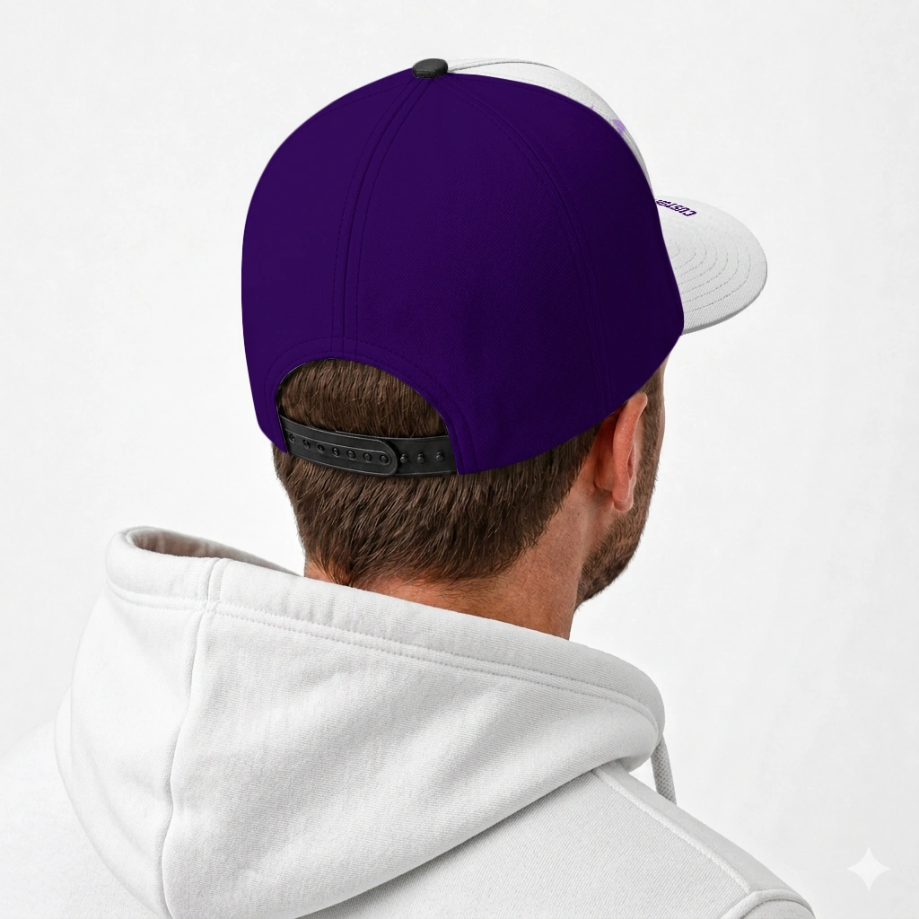 kansas-state-wildcats-cap-customized-flat-illustration-purple-white-latest-model.webp