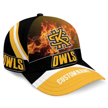 Kennesaw State Owls Cap - Customized Blazing Fire Gold