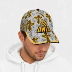 kennesaw-state-owls-cap-customized-damask-pattern-gold-white-best-selling.webp