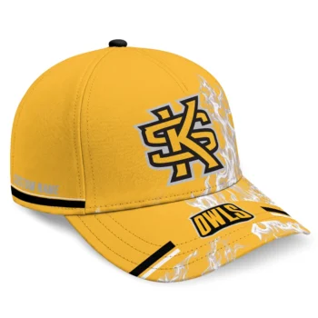Kennesaw State Owls Cap - Customized Smoke Flames Gold