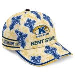 kent-state-golden-flashes-cap-custom-damask-pattern-navy-blue-white-best-selling.webp