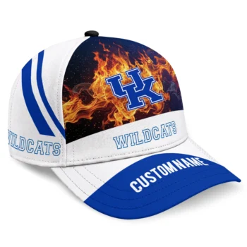 Kentucky Wildcats Cap - Custom Blazing Fire Blue