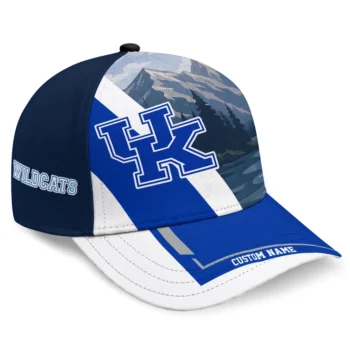 Kentucky Wildcats Cap - Custom Diagonal Slash Blue