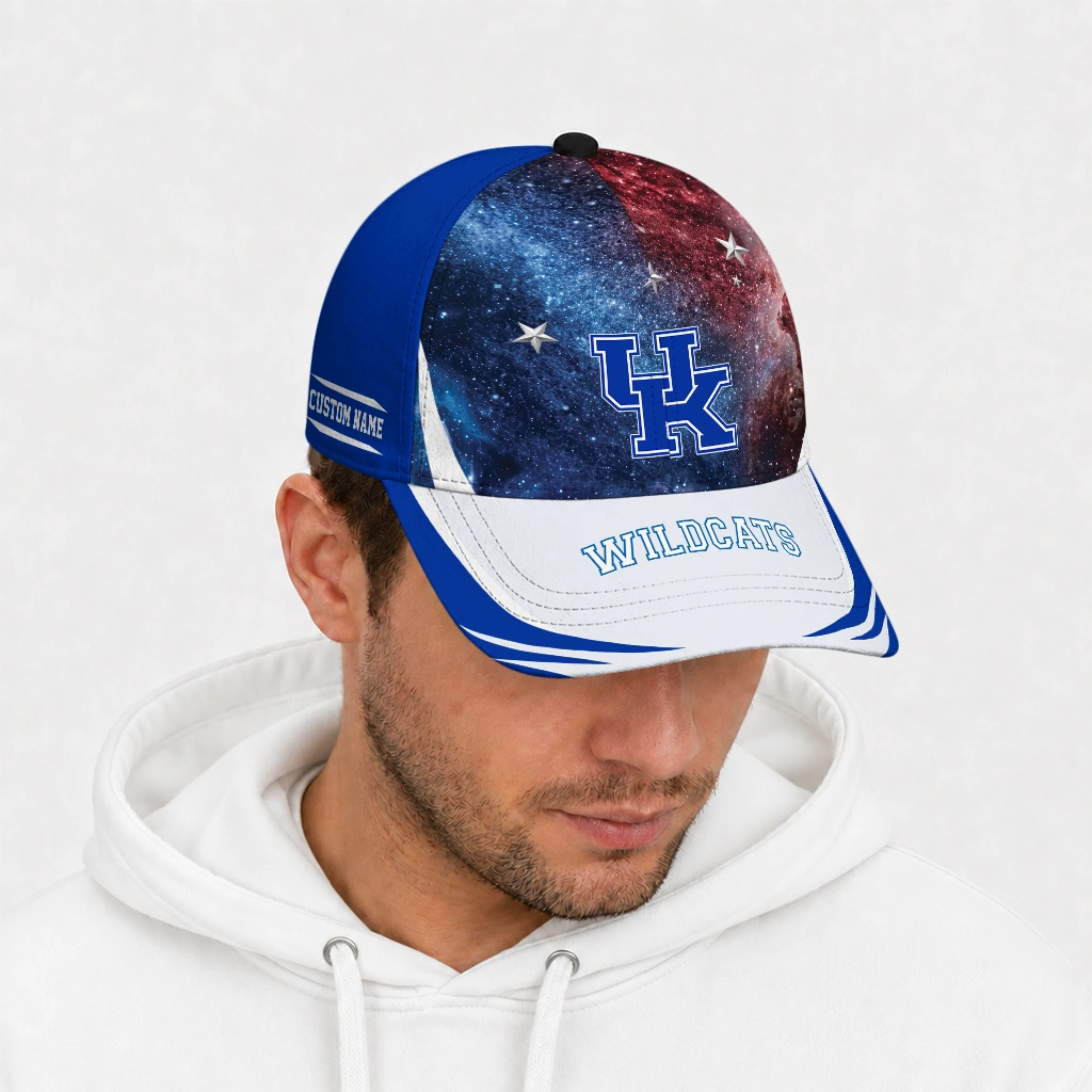 kentucky-wildcats-cap-custom-galaxy-nebula-blue-new-arrival.webp