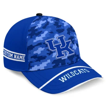 Kentucky Wildcats Cap - Custom Pixel Camo Blue