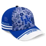 kentucky-wildcats-cap-custom-tropical-floral-blue-best-selling.webp