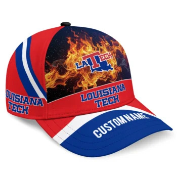 LA Tech Cap - Personalized Blazing Fire Blue