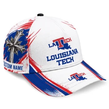 LA Tech Cap - Personalized Grunge Cross Blue White