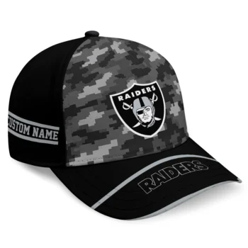 Las Vegas Raiders Cap - Custom Pixel Camo Black