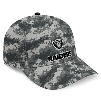 Las Vegas Raiders Cap - Customized Digital Camo Gray