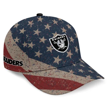 Las Vegas Raiders Cap - Personalized Distressed Stars Navy