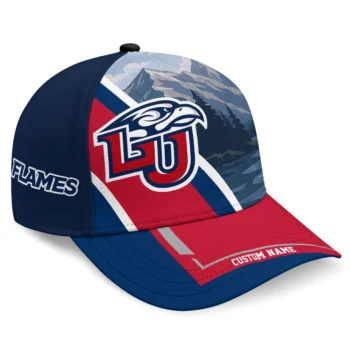Liberty Flames Cap - Personalized Diagonal Slash Red