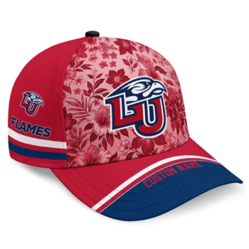 Liberty Flames Cap - Personalized Tropical Floral Red