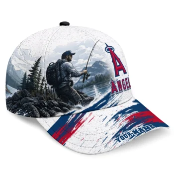 Los Angeles Angels Cap - Personalized Photo Realistic Blue White
