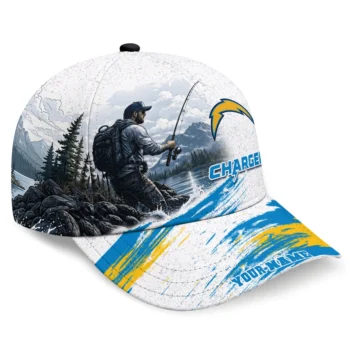 Los Angeles Chargers Cap - Customized Photo Realistic Blue White