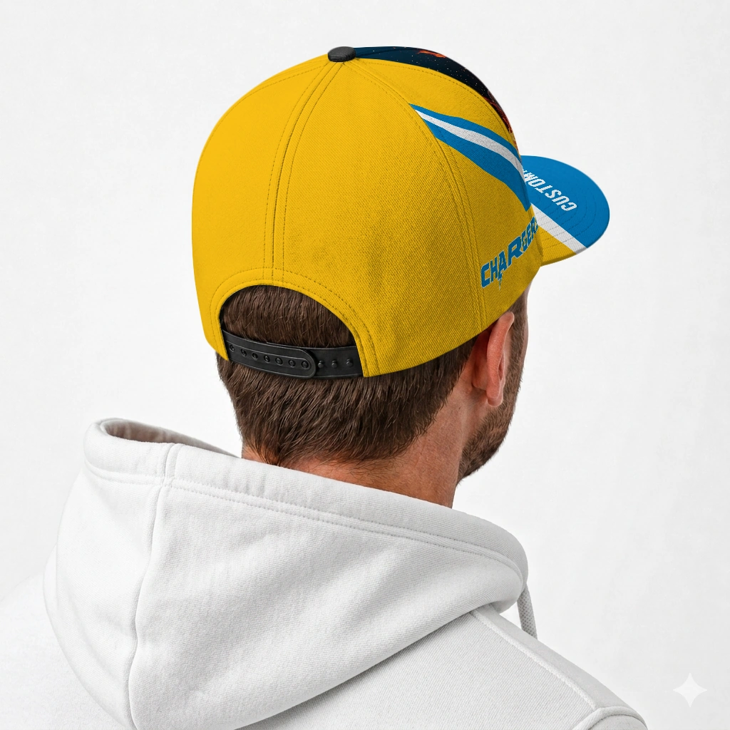 los-angeles-chargers-cap-personalized-blazing-fire-blue-latest-model.webp