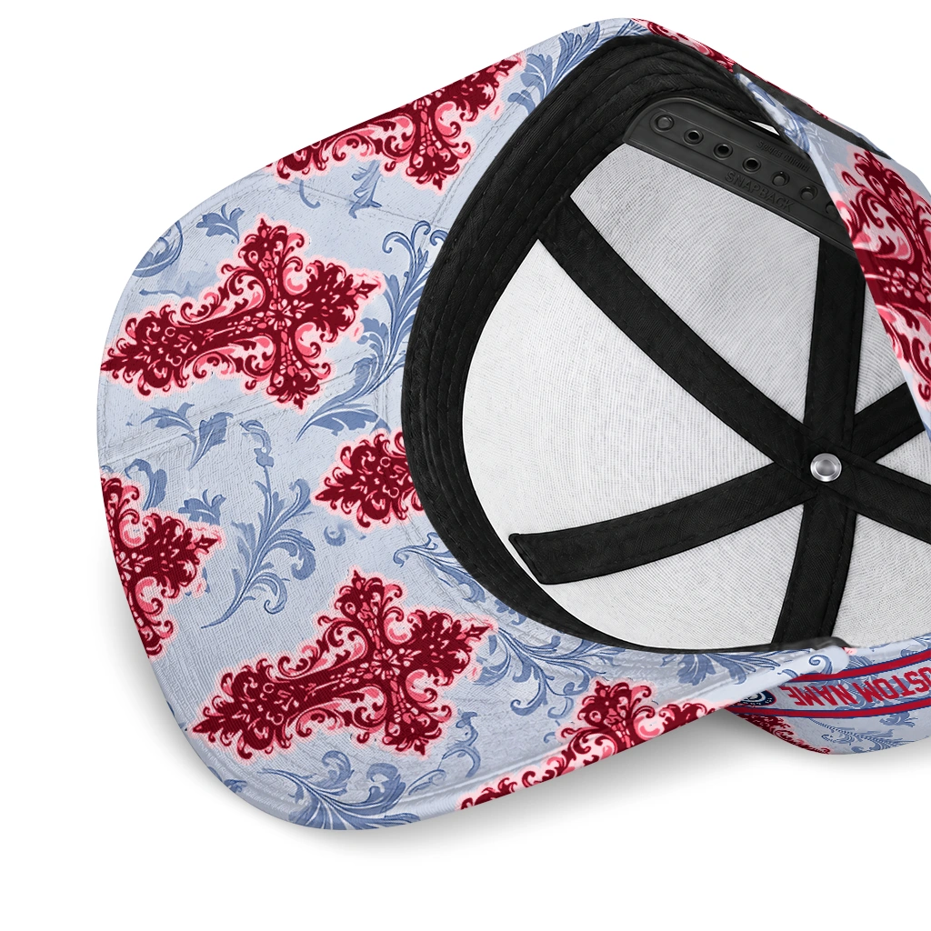 los-angeles-clippers-cap-custom-damask-pattern-red-white-high-quality.webp