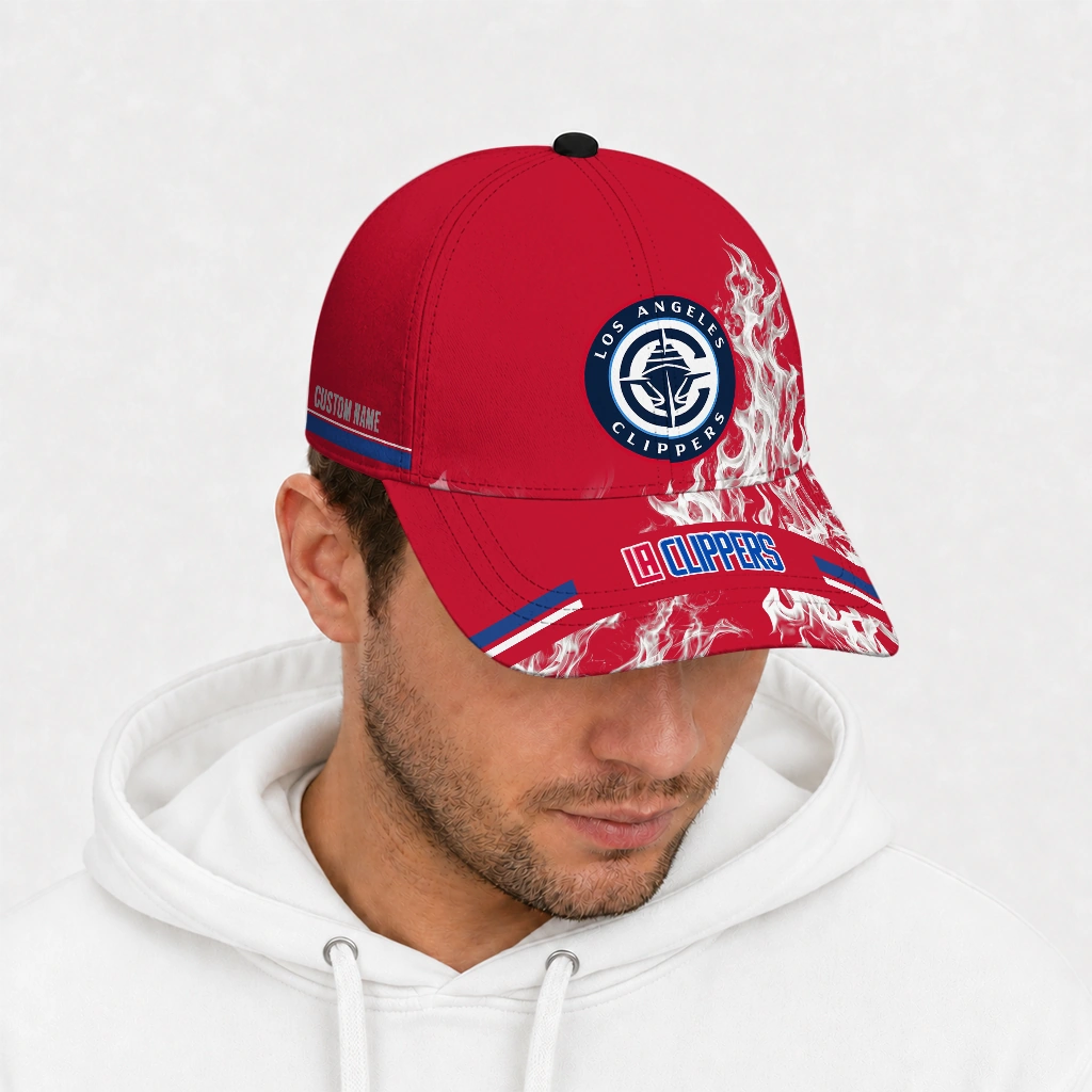los-angeles-clippers-cap-custom-smoke-flames-red-new-arrival.webp