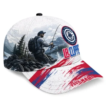 Los Angeles Clippers Cap - Customized Photo Realistic Red White