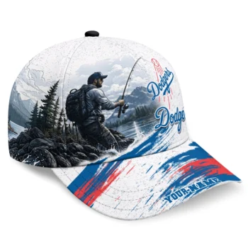 Los Angeles Dodgers Cap - Custom Photo Realistic Blue White