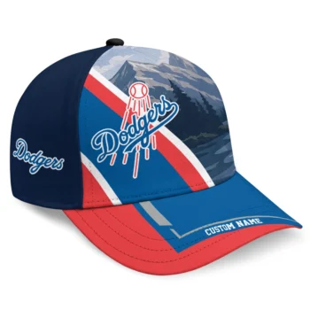 Los Angeles Dodgers Cap - Customized Diagonal Slash Blue