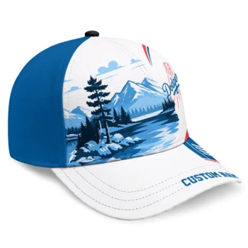 Los Angeles Dodgers Cap - Personalized Flat Illustration Blue White