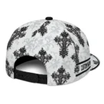 los-angeles-kings-cap-customized-damask-pattern-black-white-best-selling.webp