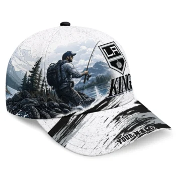Los Angeles Kings Cap - Personalized Photo Realistic Black White