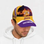 los-angeles-lakers-cap-custom-blazing-fire-purple-best-selling.webp
